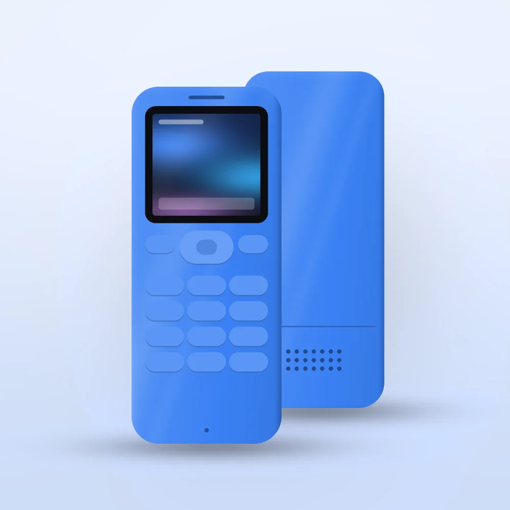 گوشی موبایل نوکیا مدل 105 4G دو سیم کارت ظرفیت 128 مگابایت رم 48 مگابایت — آبی